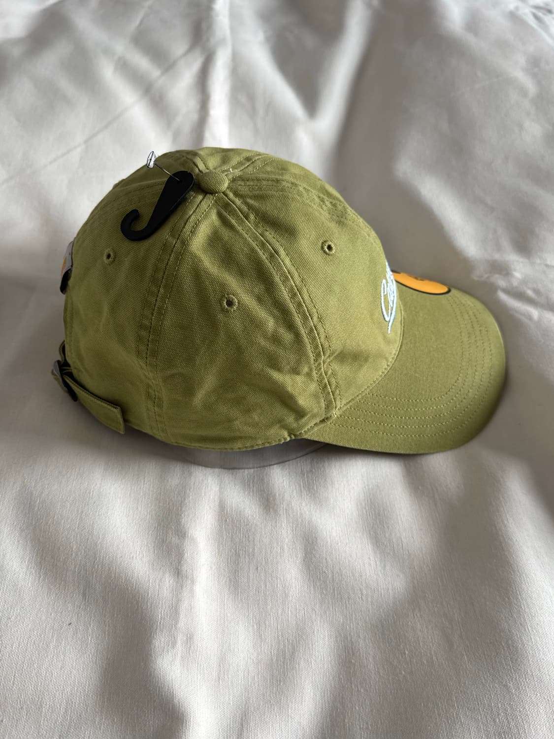 칼하트 캔버스 스크립트 그래픽 자수 로고 볼캡 상품이미지4