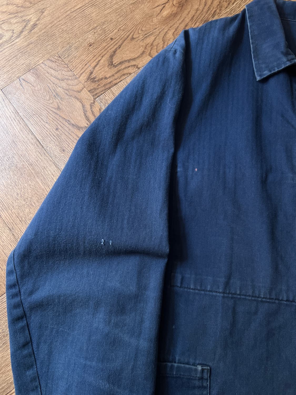 [L]90's Pionier사 빈티지 페이딩 HBT 프렌치 워크 자켓 상품이미지5