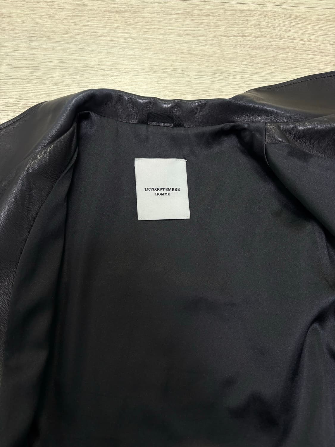 르917 르셉템버옴므 가죽자켓 46 상품이미지3