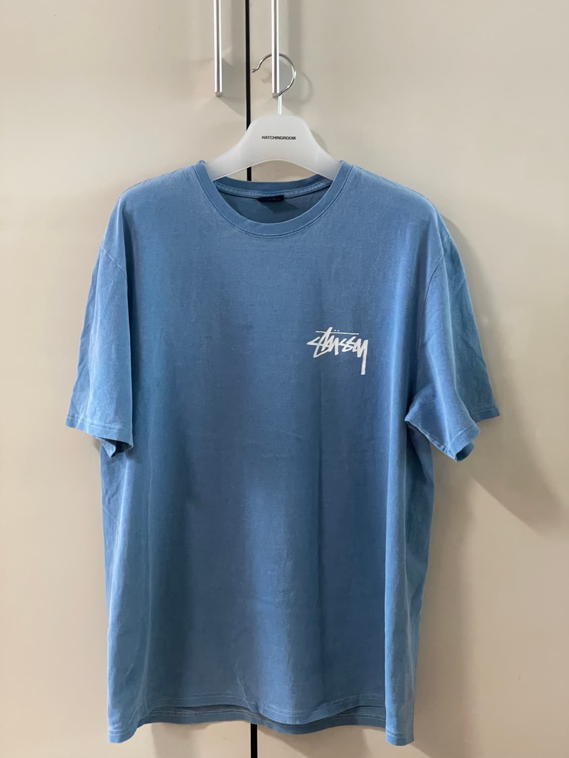 스투시 페인터 다이드 티셔츠 블루 L 상품이미지1