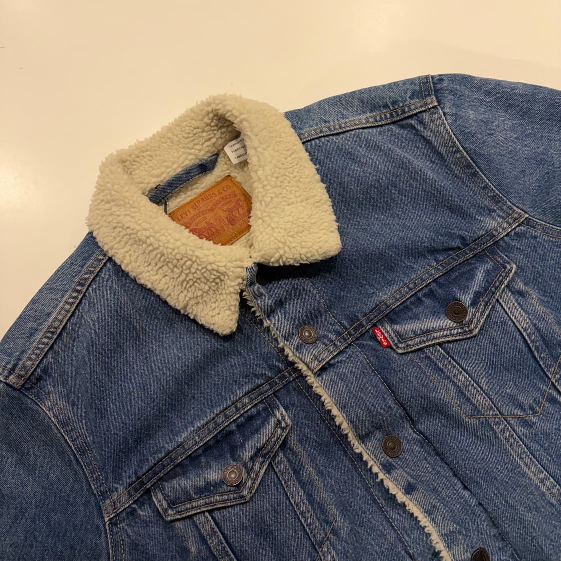 [M] 리바이스 쉐르파 데님 트러커 자켓 B791 상품이미지3
