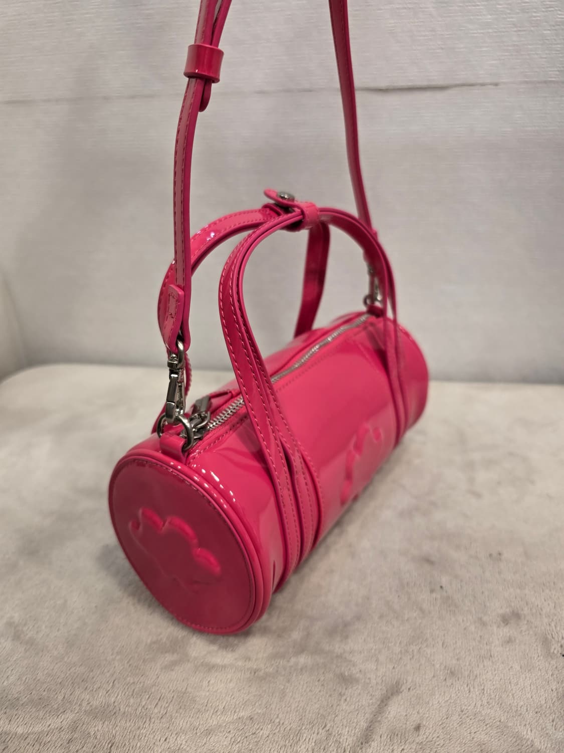 새상품) 마이쉘 MyShell 퍼스트쉘 핑크 미니 토트백 크로스백 상품이미지5