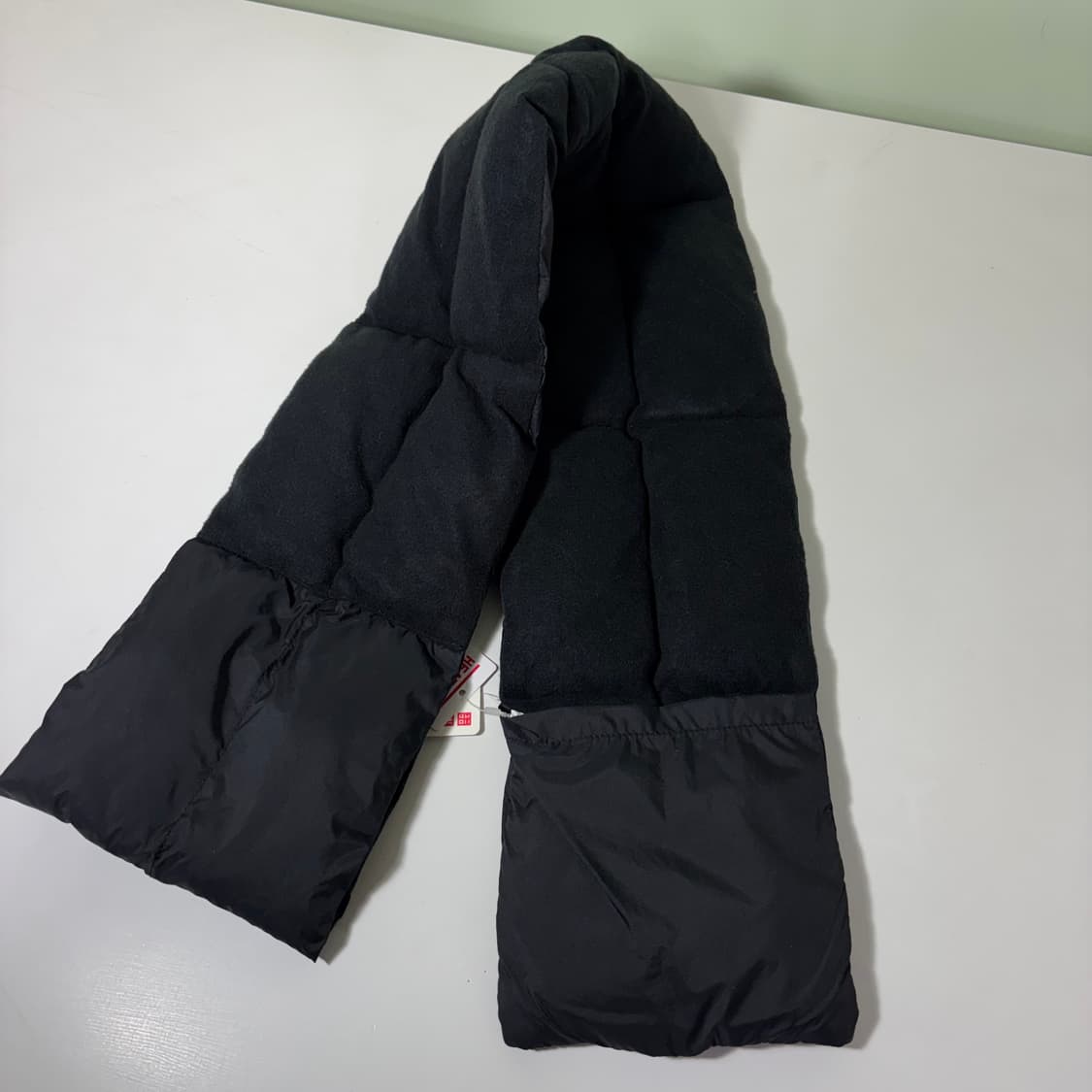 택달린새것 유니클로 제팬 블랙 히트택 패딩머플러 상품이미지2