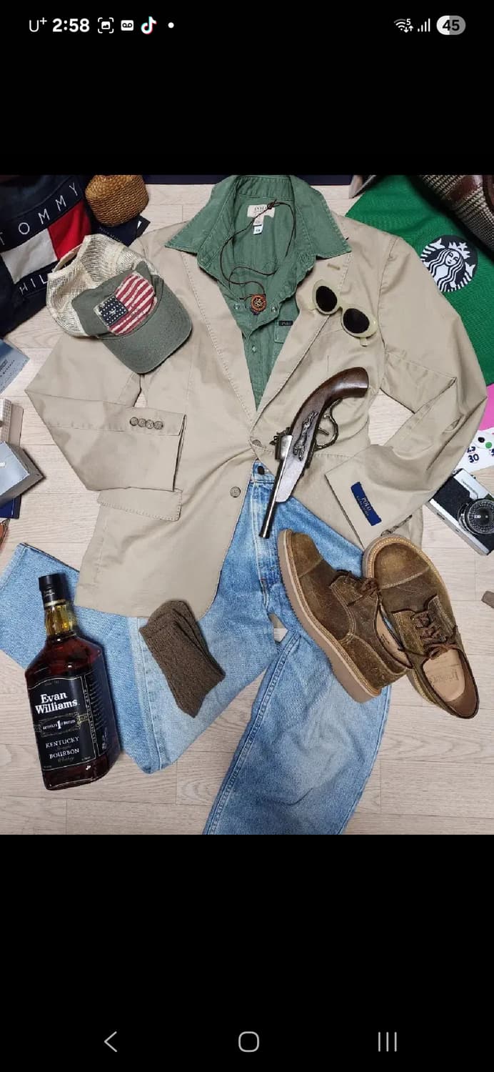 (새상품)POLO RALPH LAUREN 자켓 블레이저 치노 수트 정장 상품이미지4