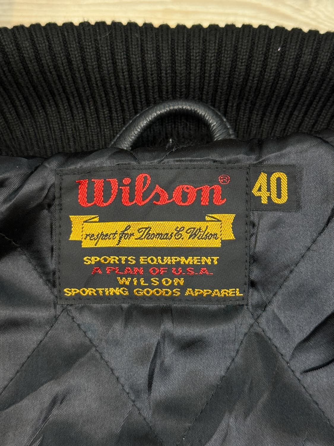 아메리칸랙X윌슨 스포츠 바시티 자켓 상품이미지5