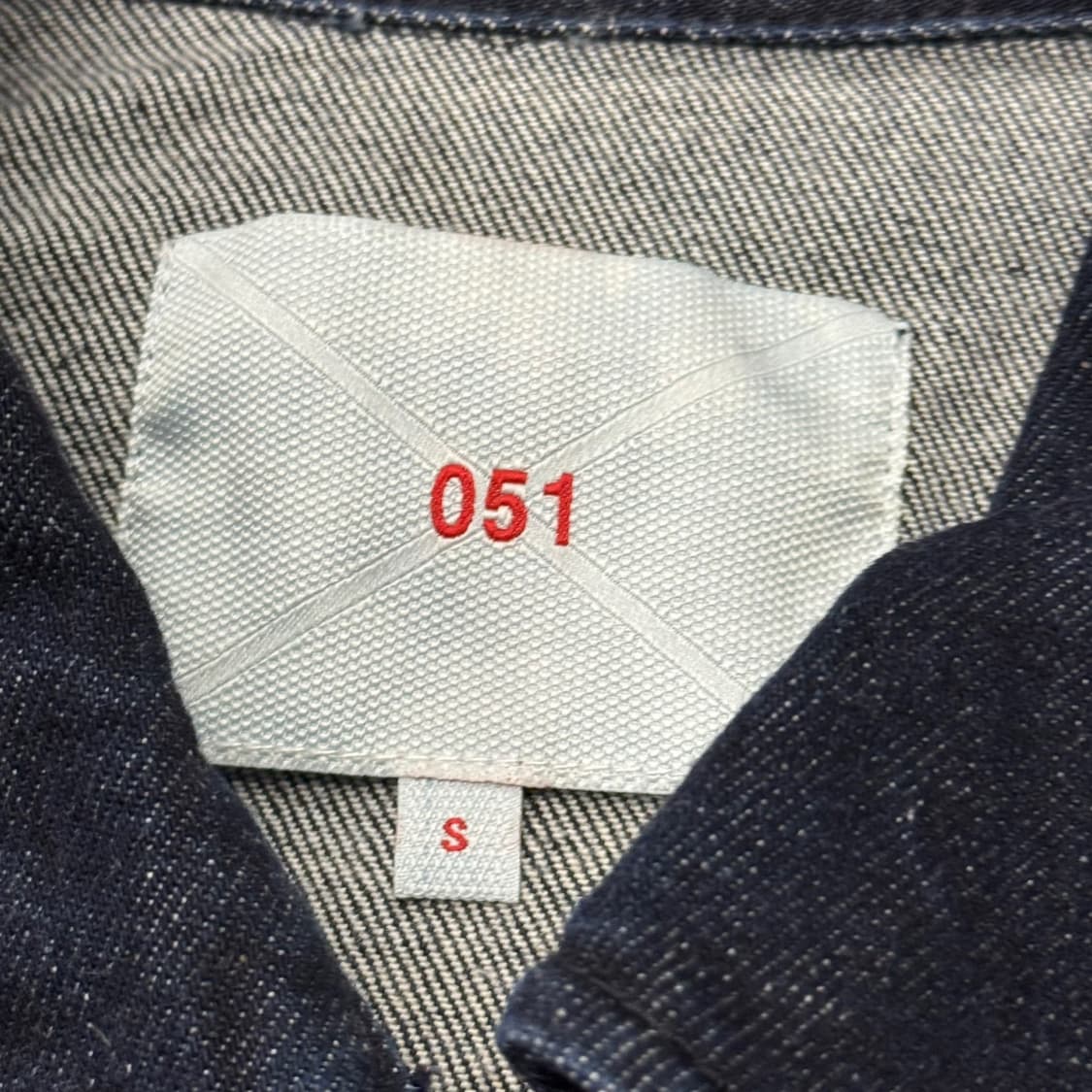 [ 정품/S ] 플랙 051 칸디아니 데님 자켓 b15 상품이미지5