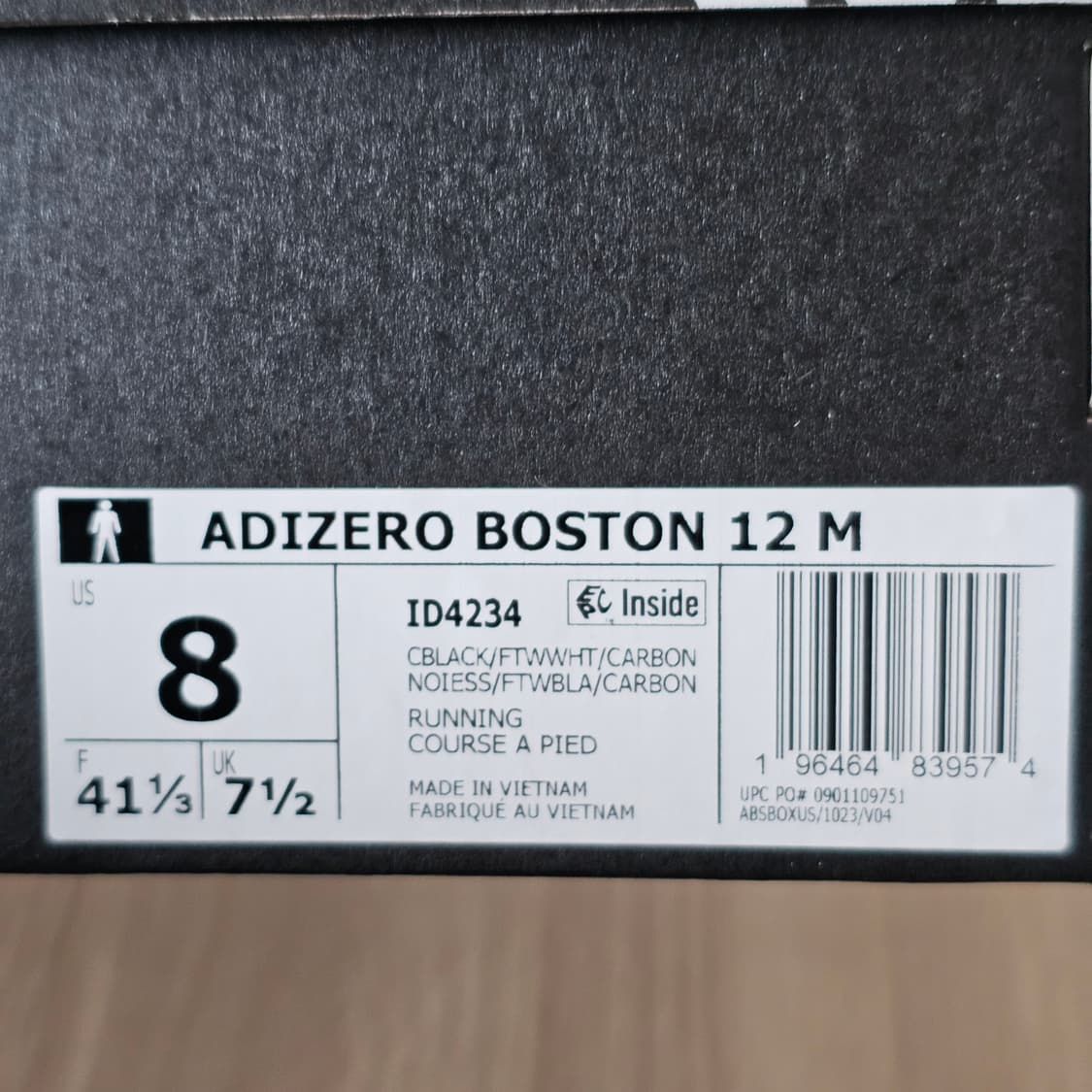 260 새제품) 아디다스 아디제로 보스턴 12 런닝화 러닝화 ID4234 상품이미지8