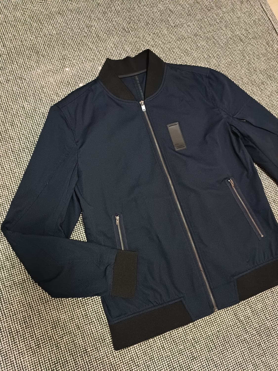 마인드브릿지 세련된 네이비 블루종 점퍼 (105) 상품이미지2