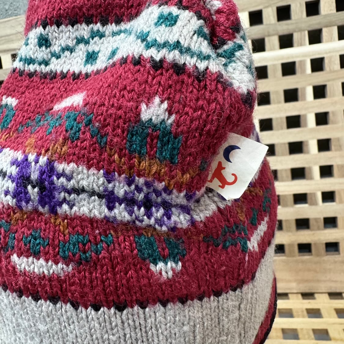 빈티지 made in usa 니트 비니 상품이미지7