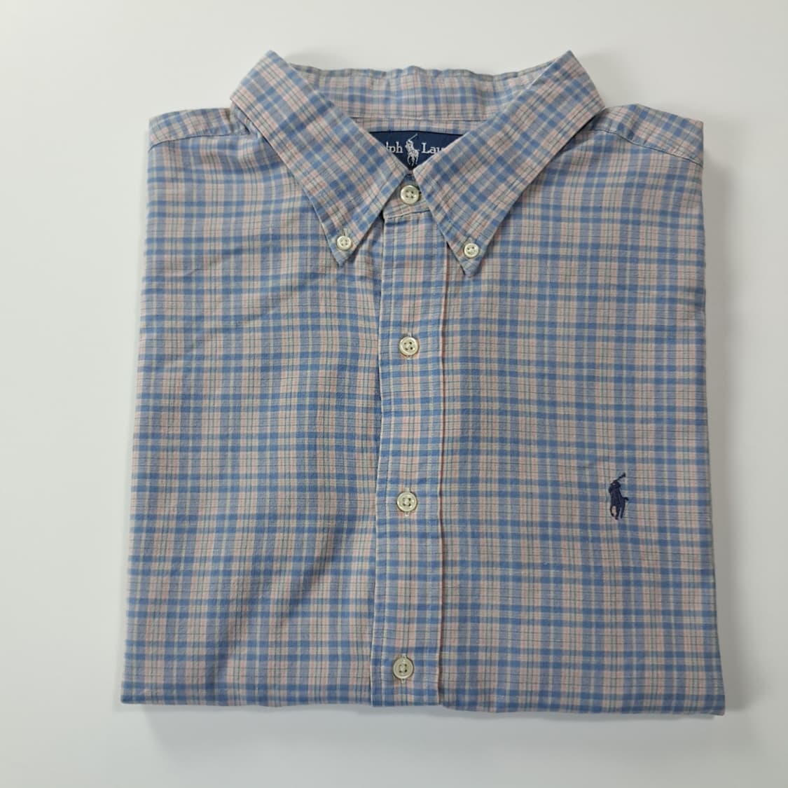 CK822 2XL 폴로 00s 클래식 마드라스 반팔 셔츠 남방 상품이미지7
