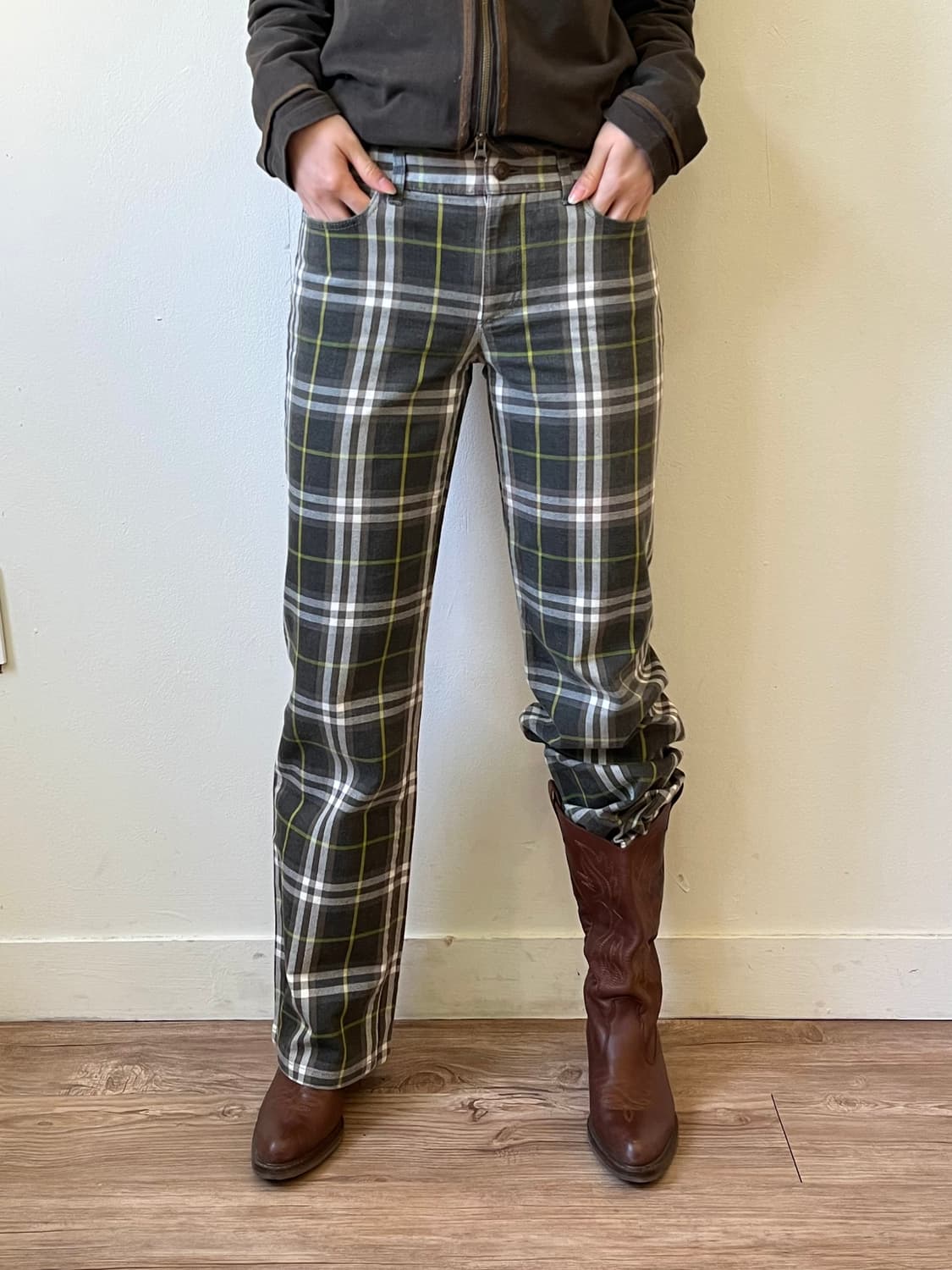 버버리 노바체크 데님 팬츠 상품이미지4