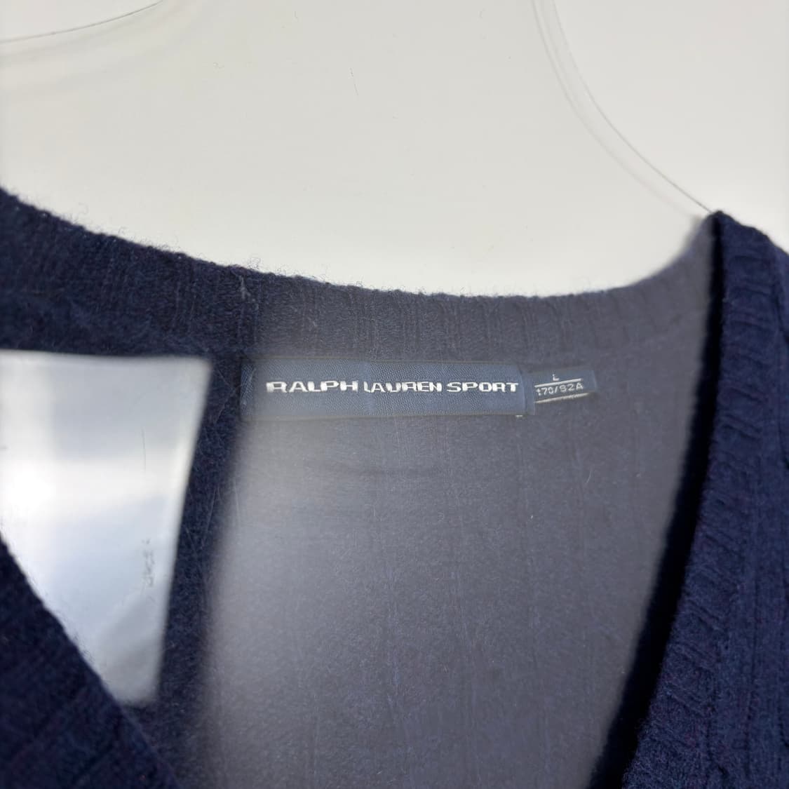 폴로 랄프로렌 브이넥 꽈배기 니트 티셔츠 상품이미지2