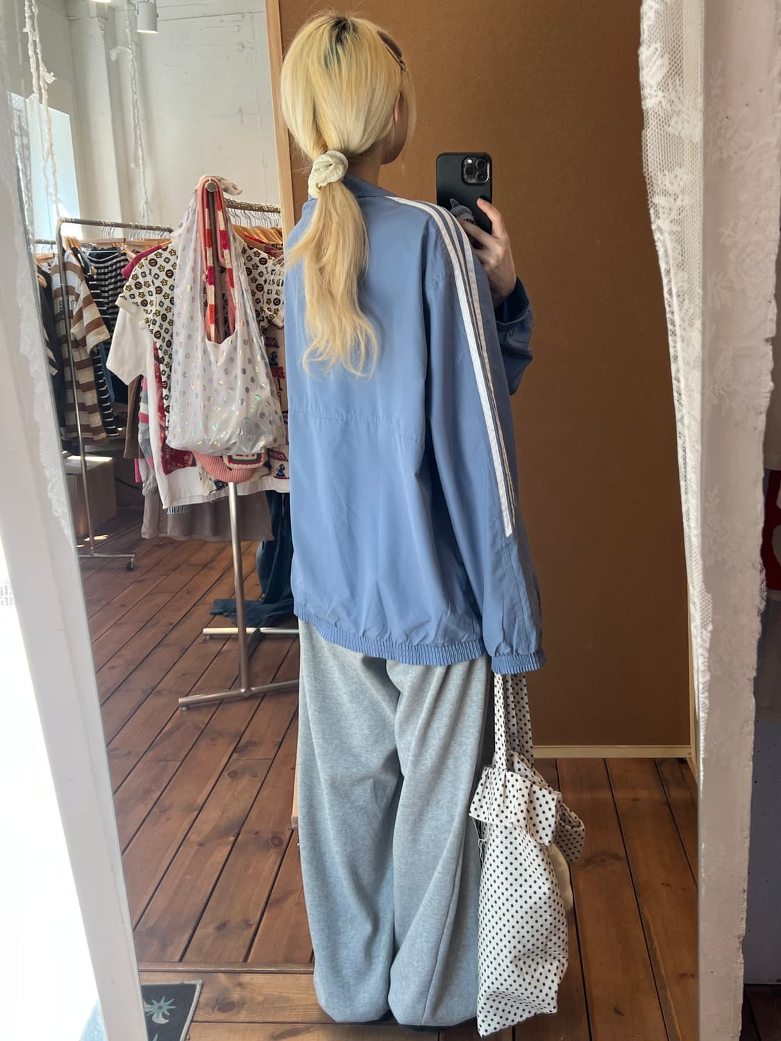 아디다스 스카이블루 바람막이  상품이미지2