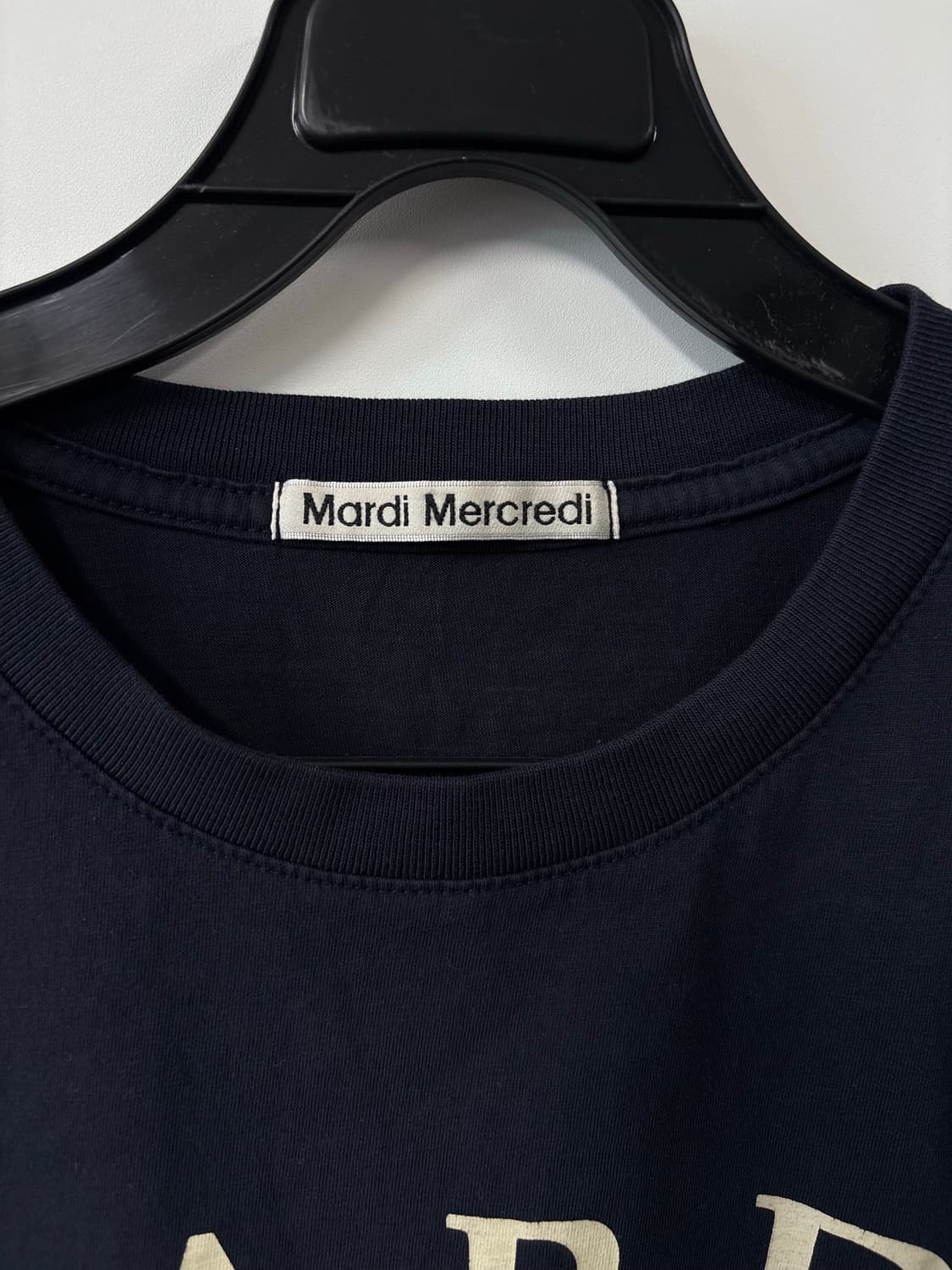 마르디메크르디 네이비 반팔 티셔츠 상품이미지6