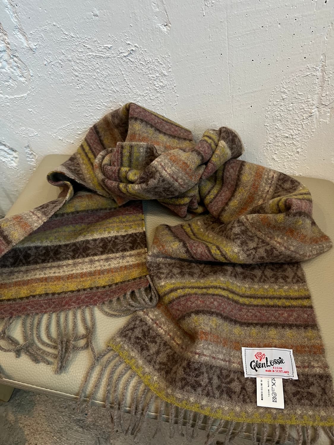 GlenLossie 퓨어울 머플러 Made in SCOTLAND 상품이미지1