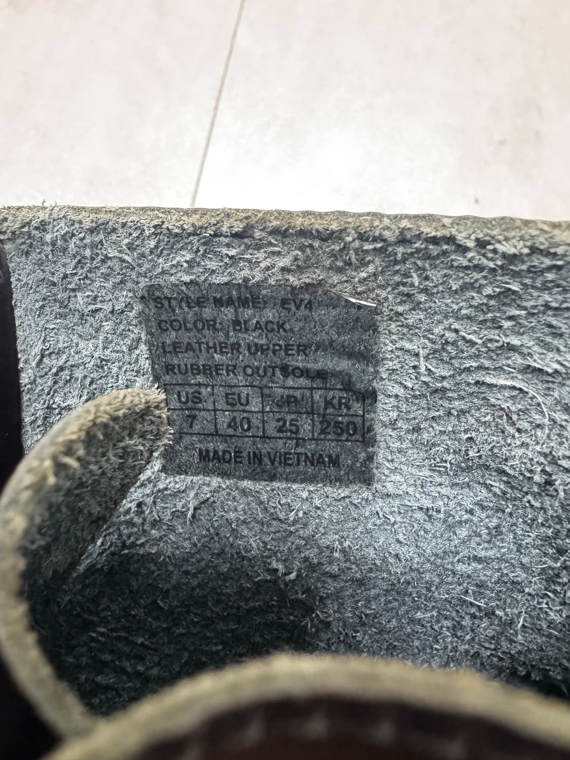 •에비수 레더 8홀 워커 부츠 상품이미지7