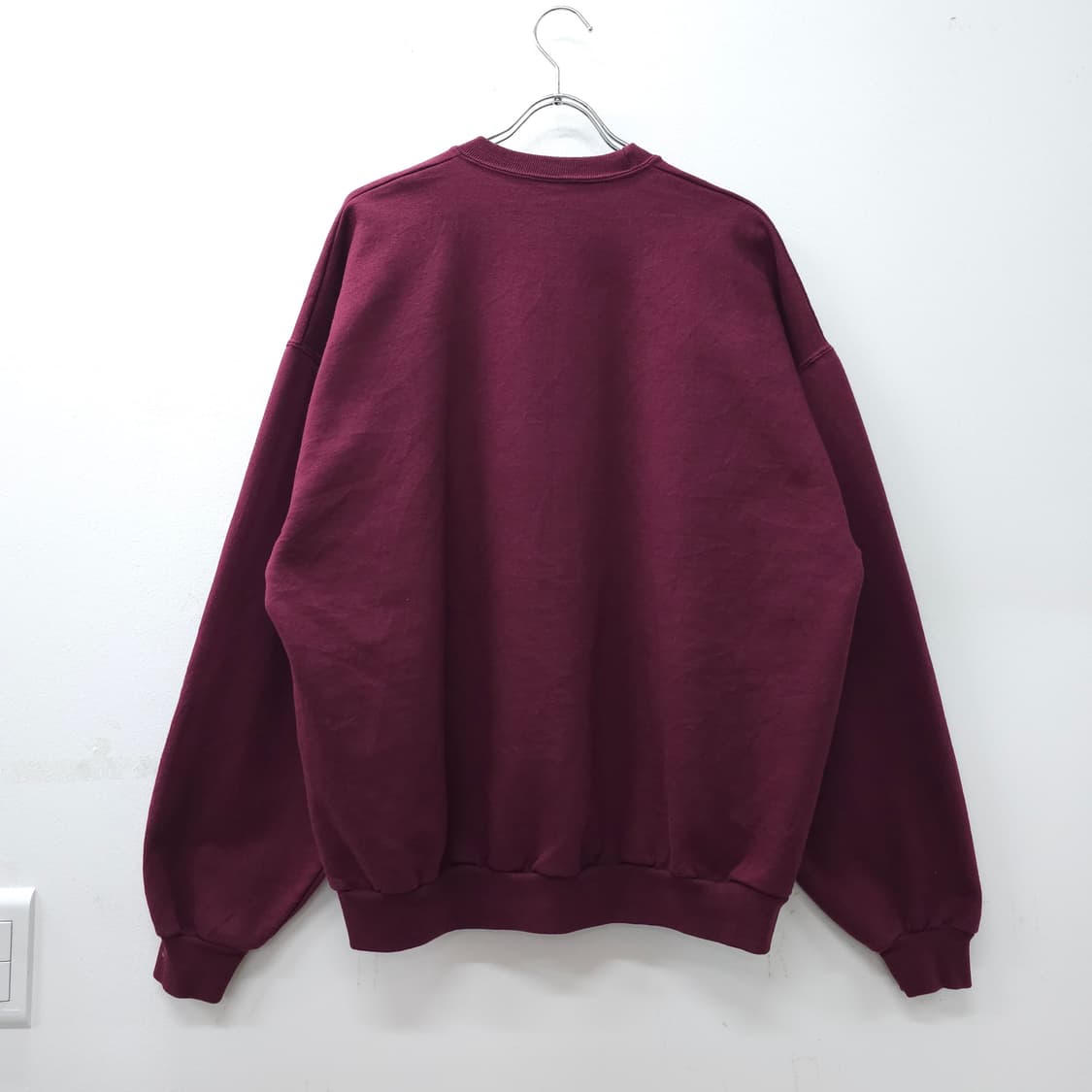 JERZEES 버건디 프린팅 맨투맨 기모 스웻셔츠 상품이미지7