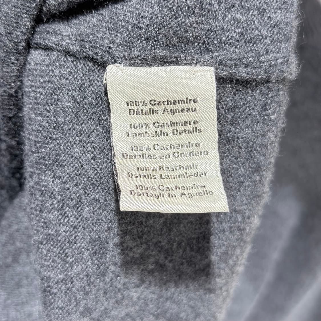 (A+/S) / 에르메스 상달 캐시미어 니트 스웨터 그레이 상품이미지5