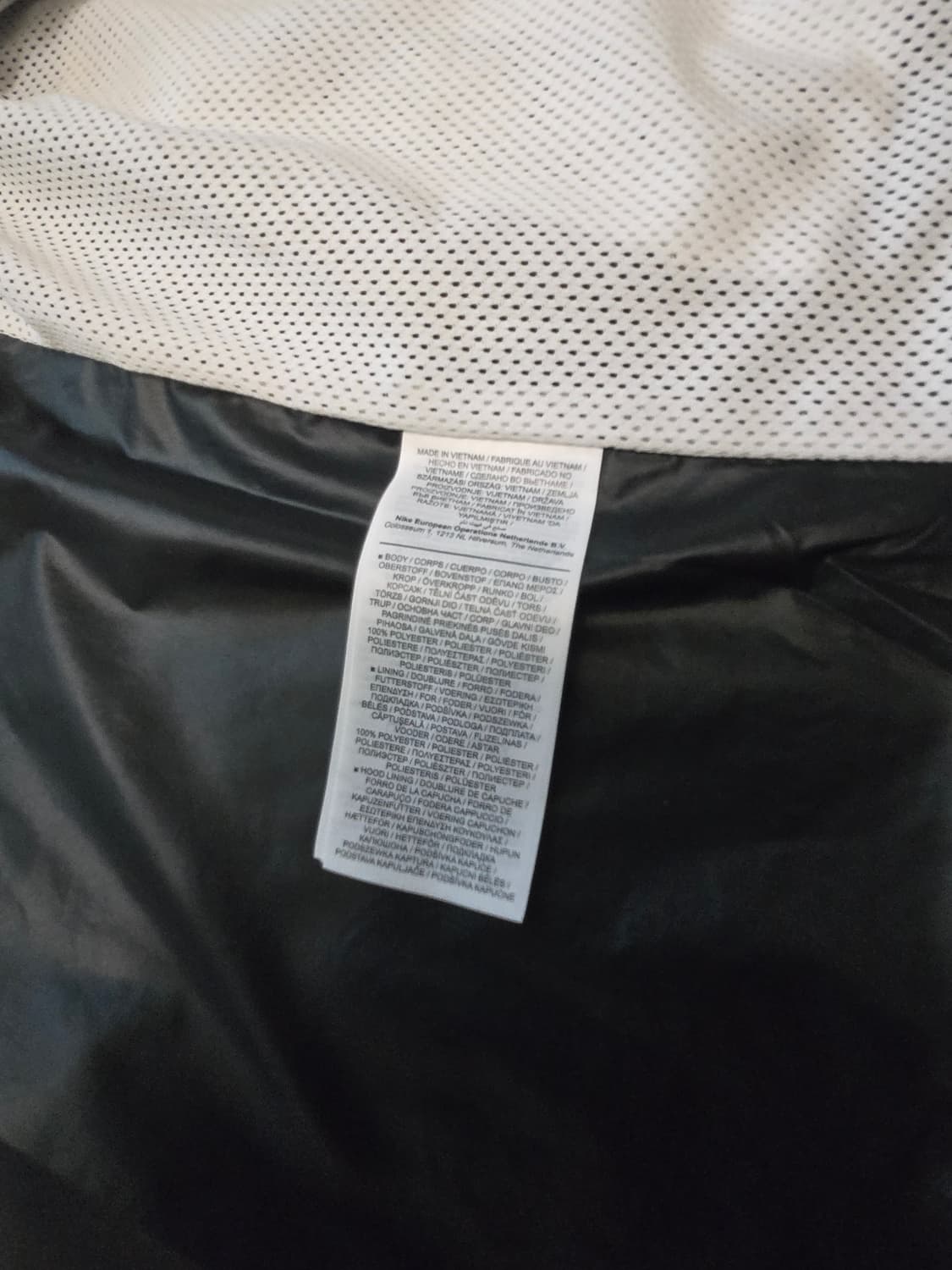 [M] 나이키 여성 윈드러너 바람막이 자켓 (블랙/화이트) 상품이미지8