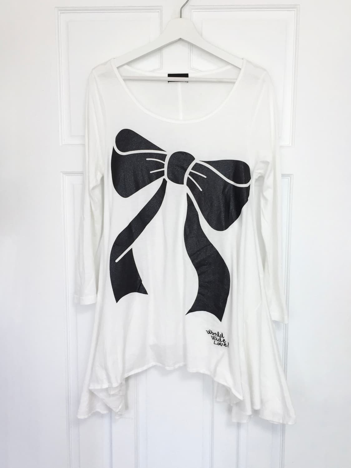 Big Bow Print flare one piece 상품이미지4