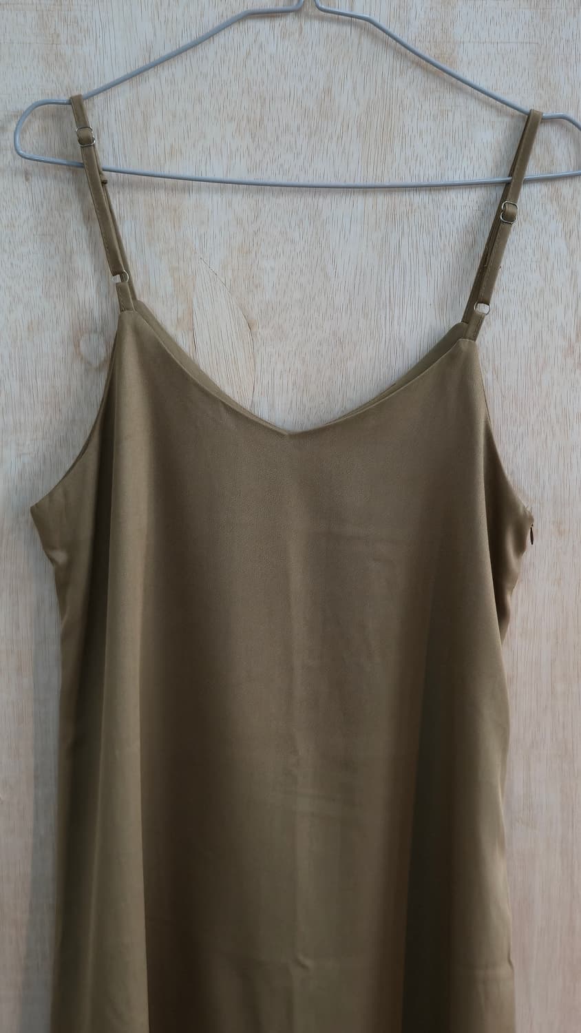 슬리브리스 원피스 베이지  상품이미지6