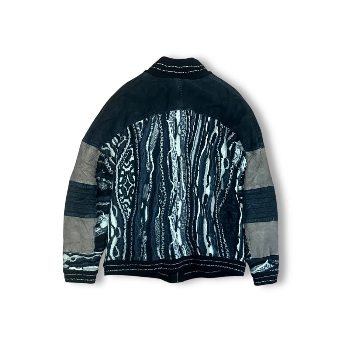 쿠지 스웨이드 케이블 가디건 상품이미지4