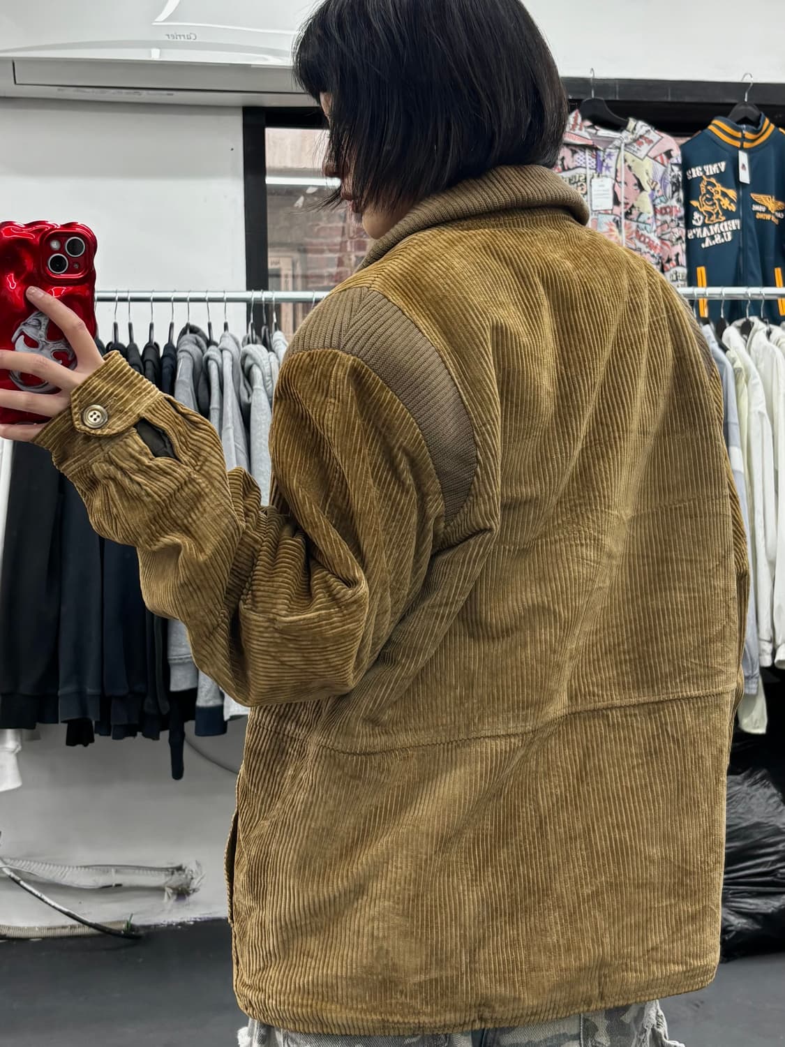 VTG 코듀로이 쉐르파 집업 자켓 상품이미지5