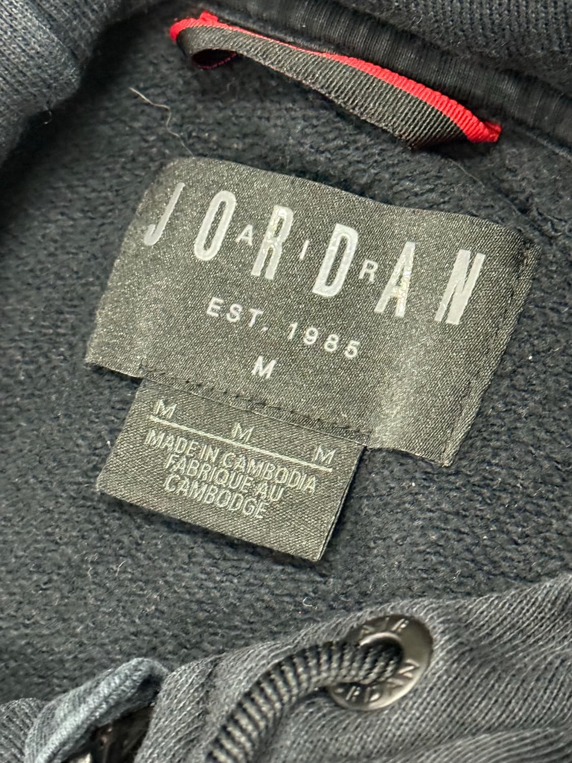 (M) 나이키 조던 스몰 자수로고 투웨이 후드집업 상품이미지3