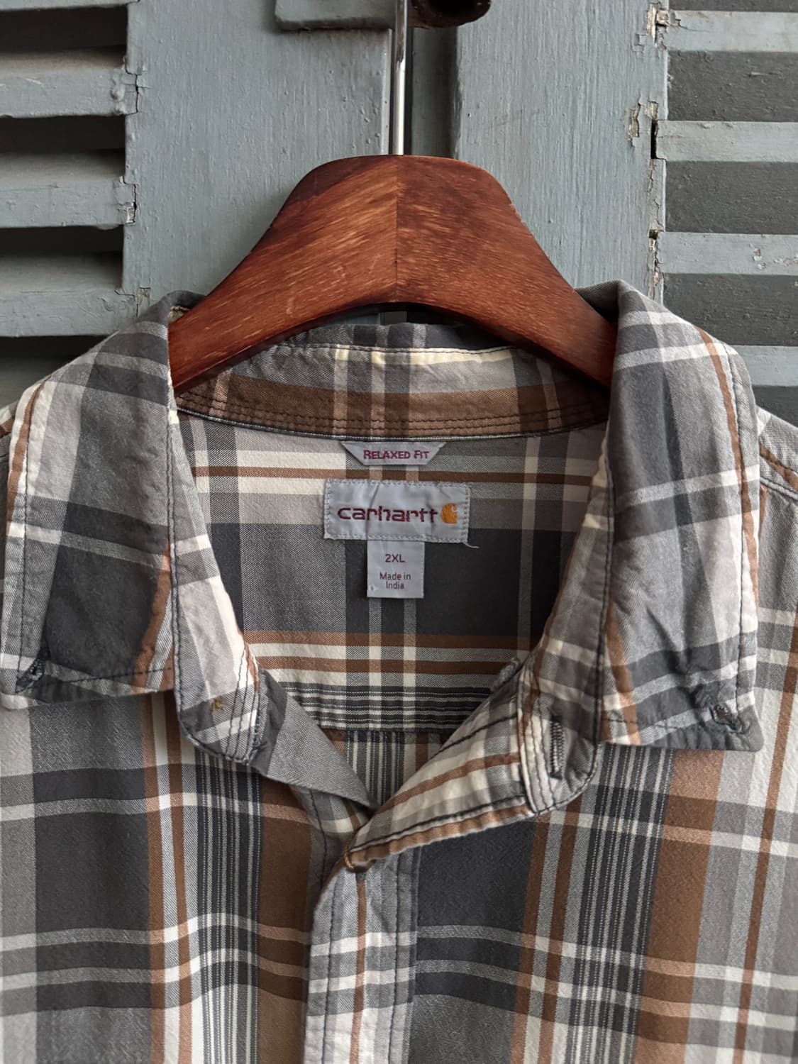[2XL]칼하트 USA 타탄체크 셔츠 상품이미지3