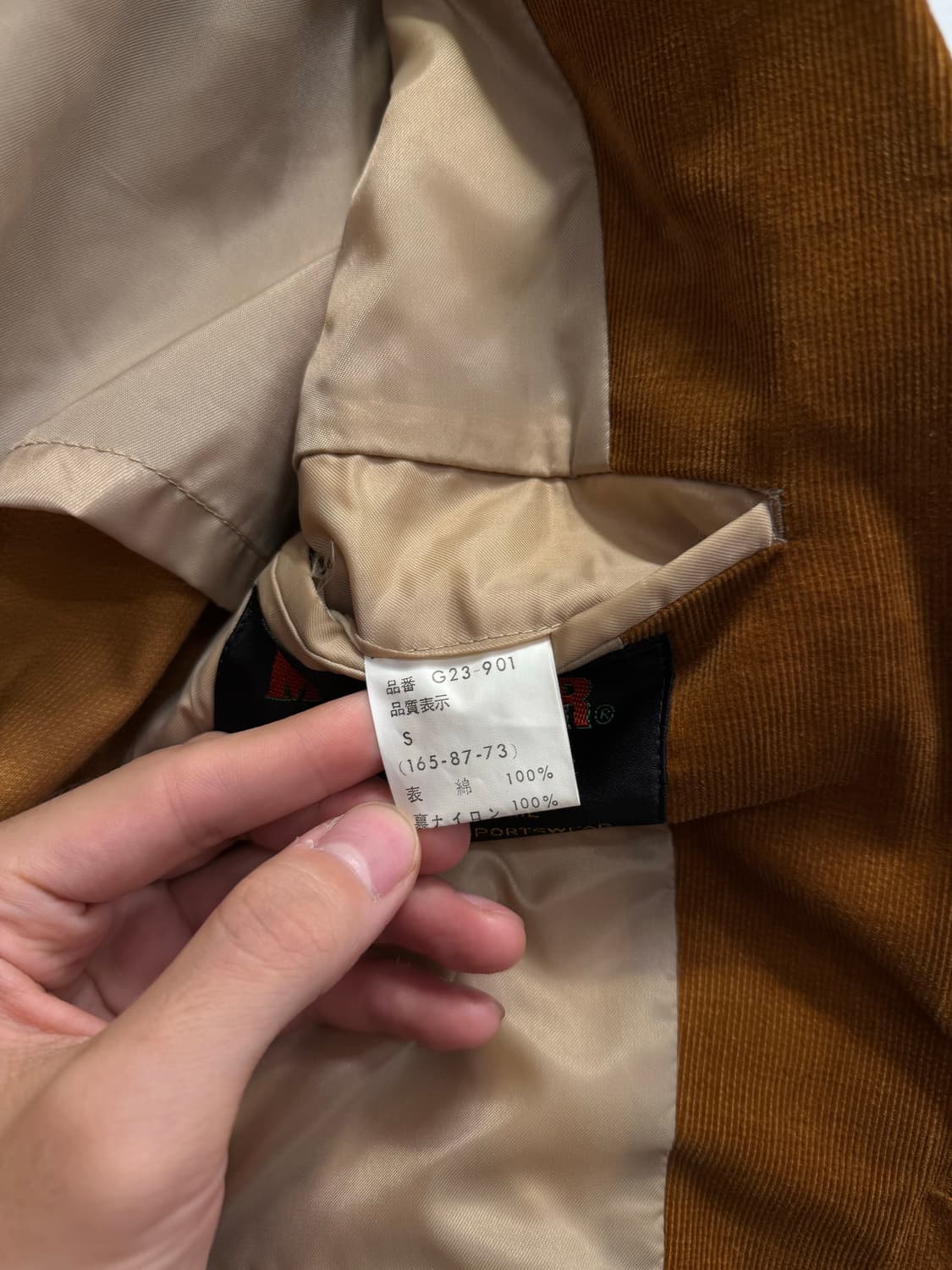 80-90s McGREGOR Corduroy 3roll2 Blazer 상품이미지8