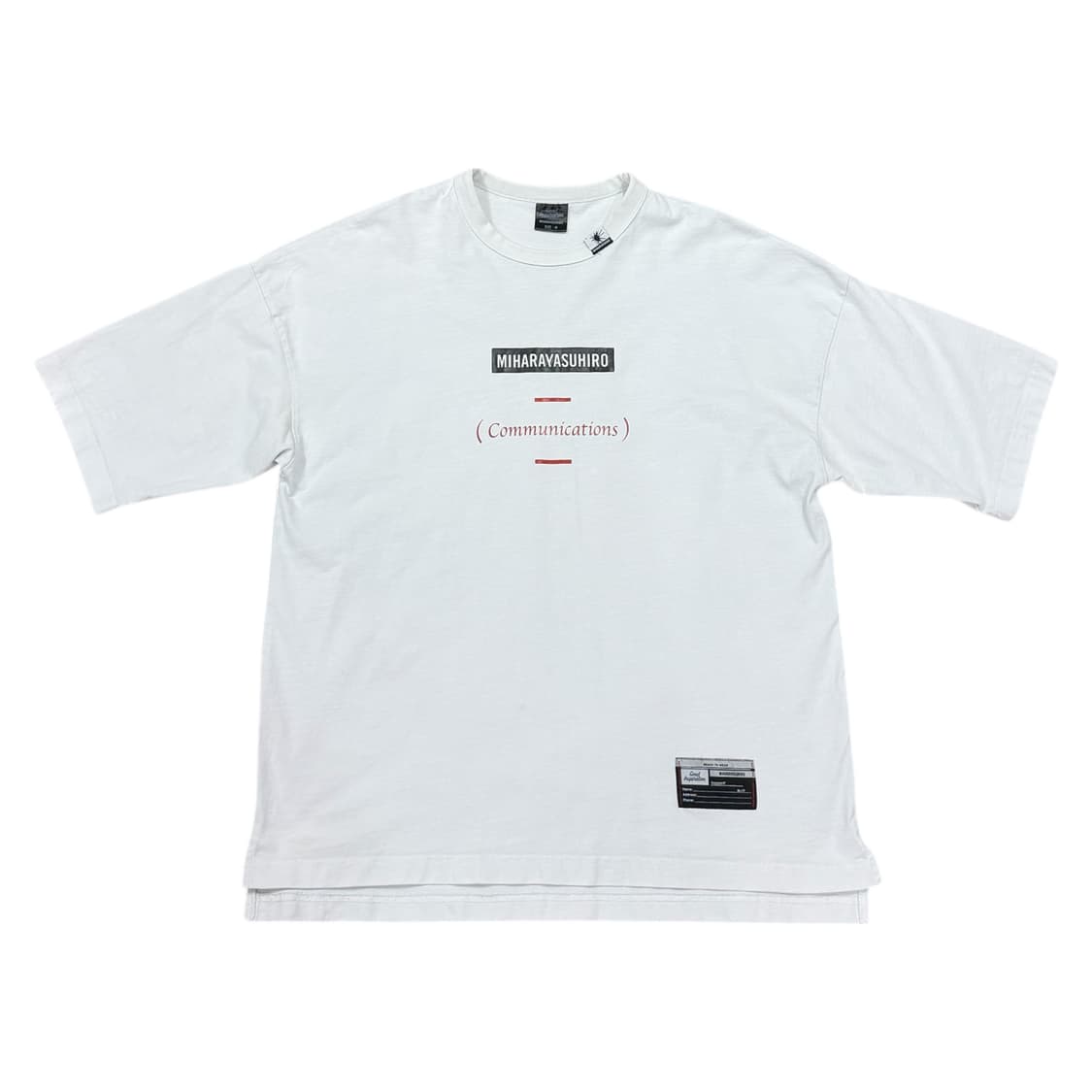 미하라야스히로 X GU 반팔티 화이트 M 상품이미지1