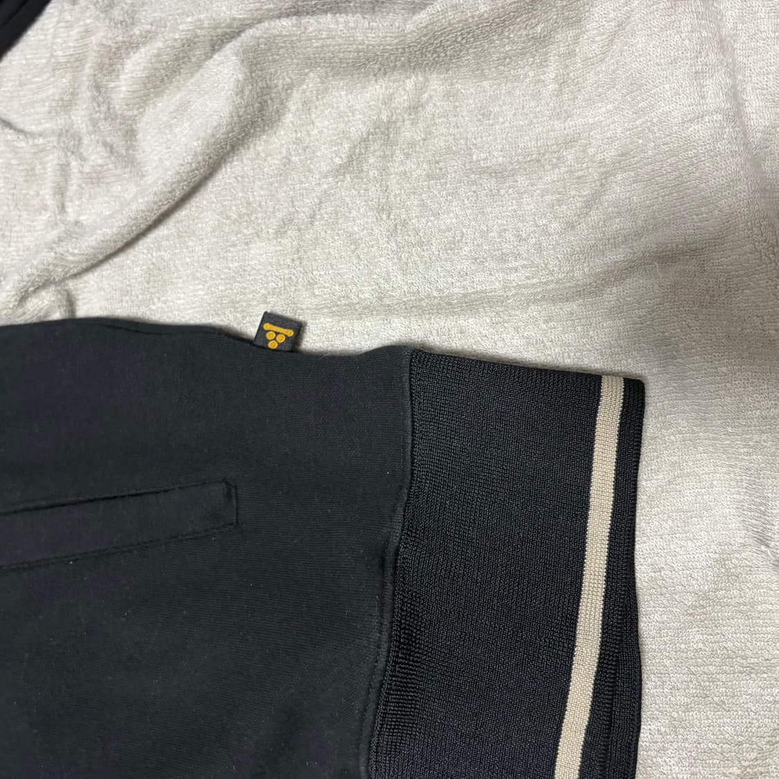 빈티지 블랙 스웻 스트릿 트랙탑 2XL 상품이미지2