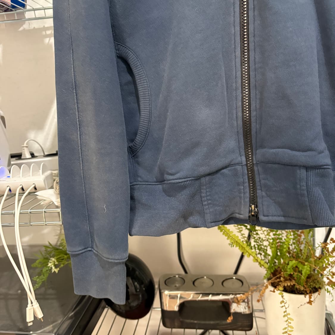 씨피컴퍼니 우븐 포켓 고글 집업 후디 상품이미지3