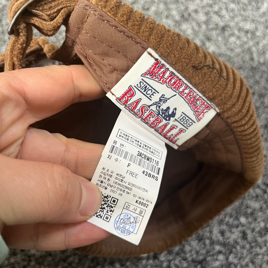 MLB 엠엘비 코듀로이 벙거지  상품이미지4