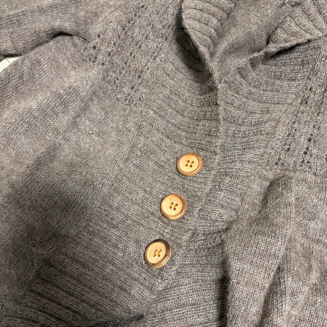 빈티지 코코아 가디건 상품이미지3