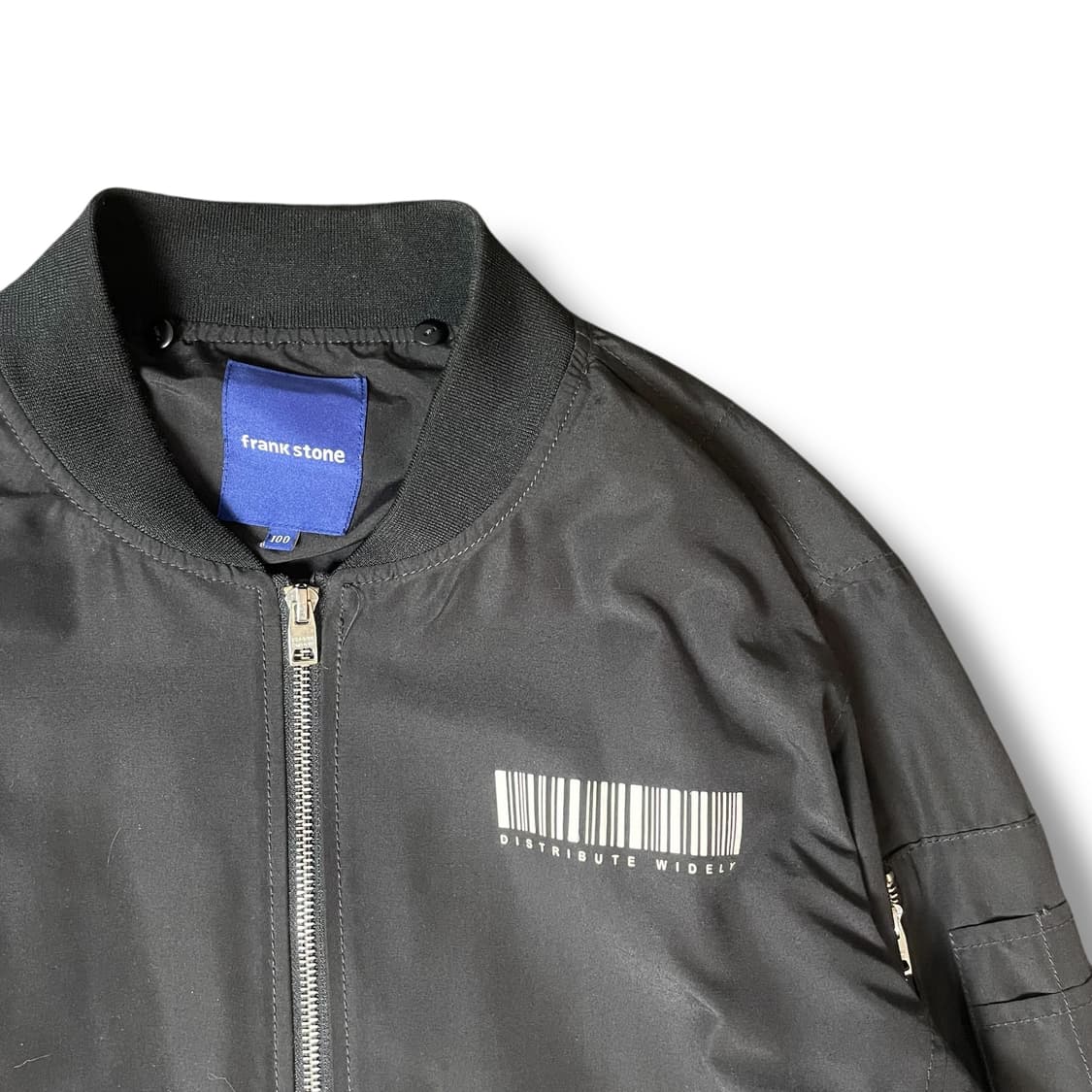 프랭크스톤 블루종 블랙 점퍼 100 상품이미지3