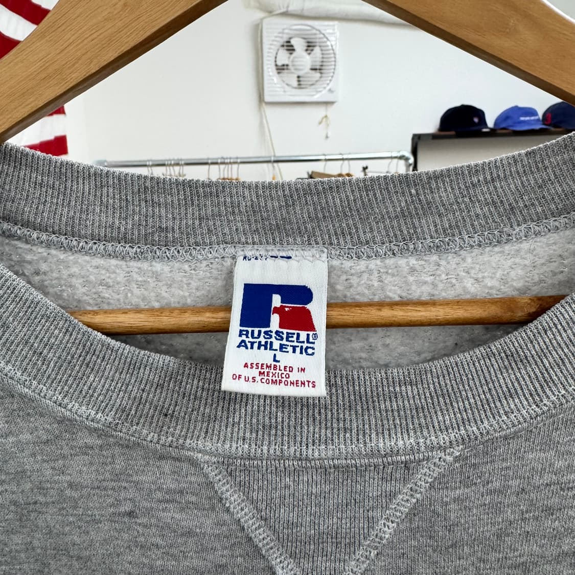 90s 러셀 빈티지 스웻셔츠 맨투맨 (L)   상품이미지7