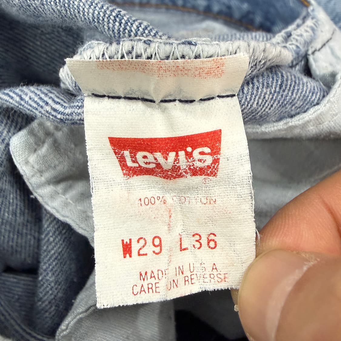 (27)90s리바이스 Levis 데님팬츠(made in usa) 상품이미지5