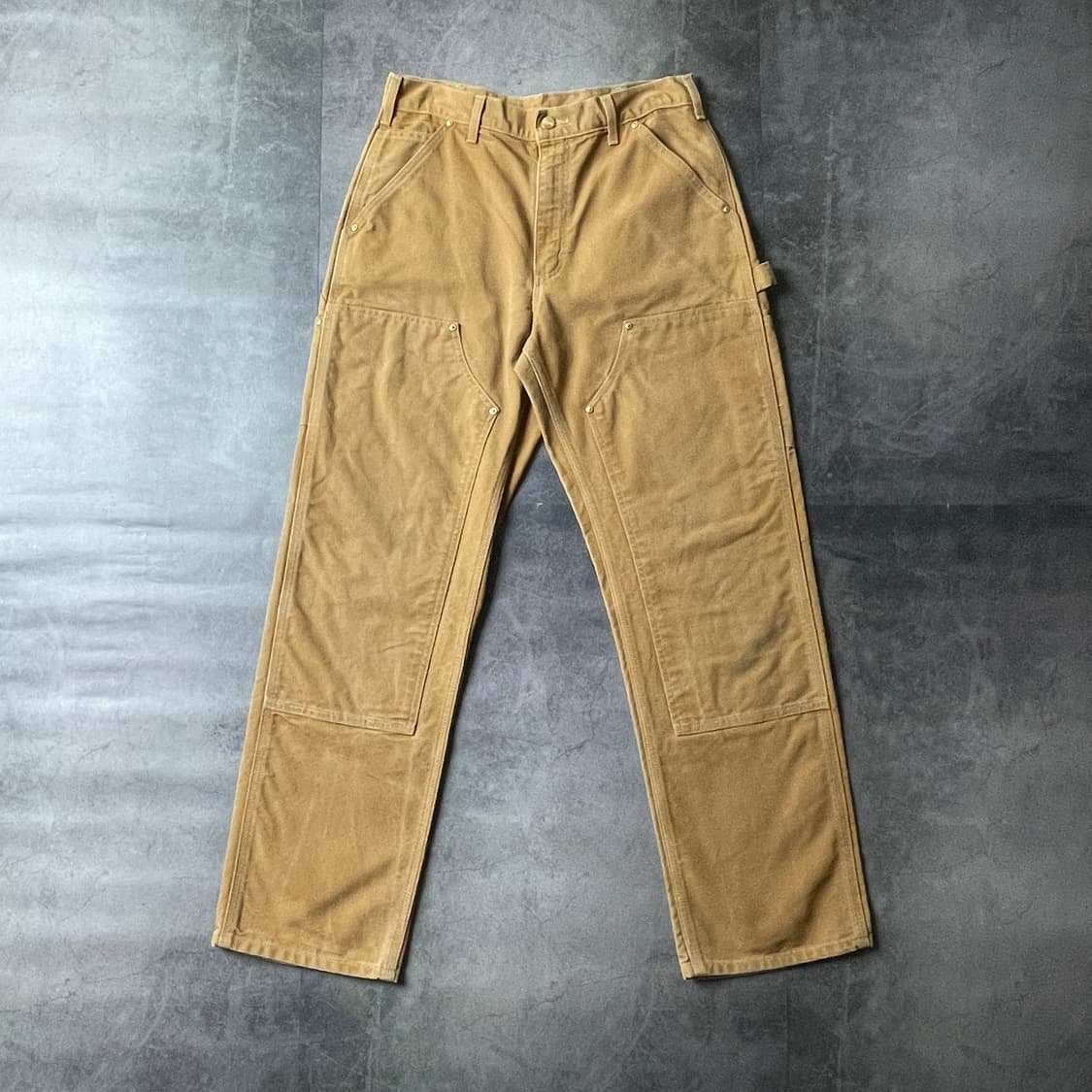 CARHARTT 칼하트 빈티지 카멜 더블니 워크팬츠 상품이미지1