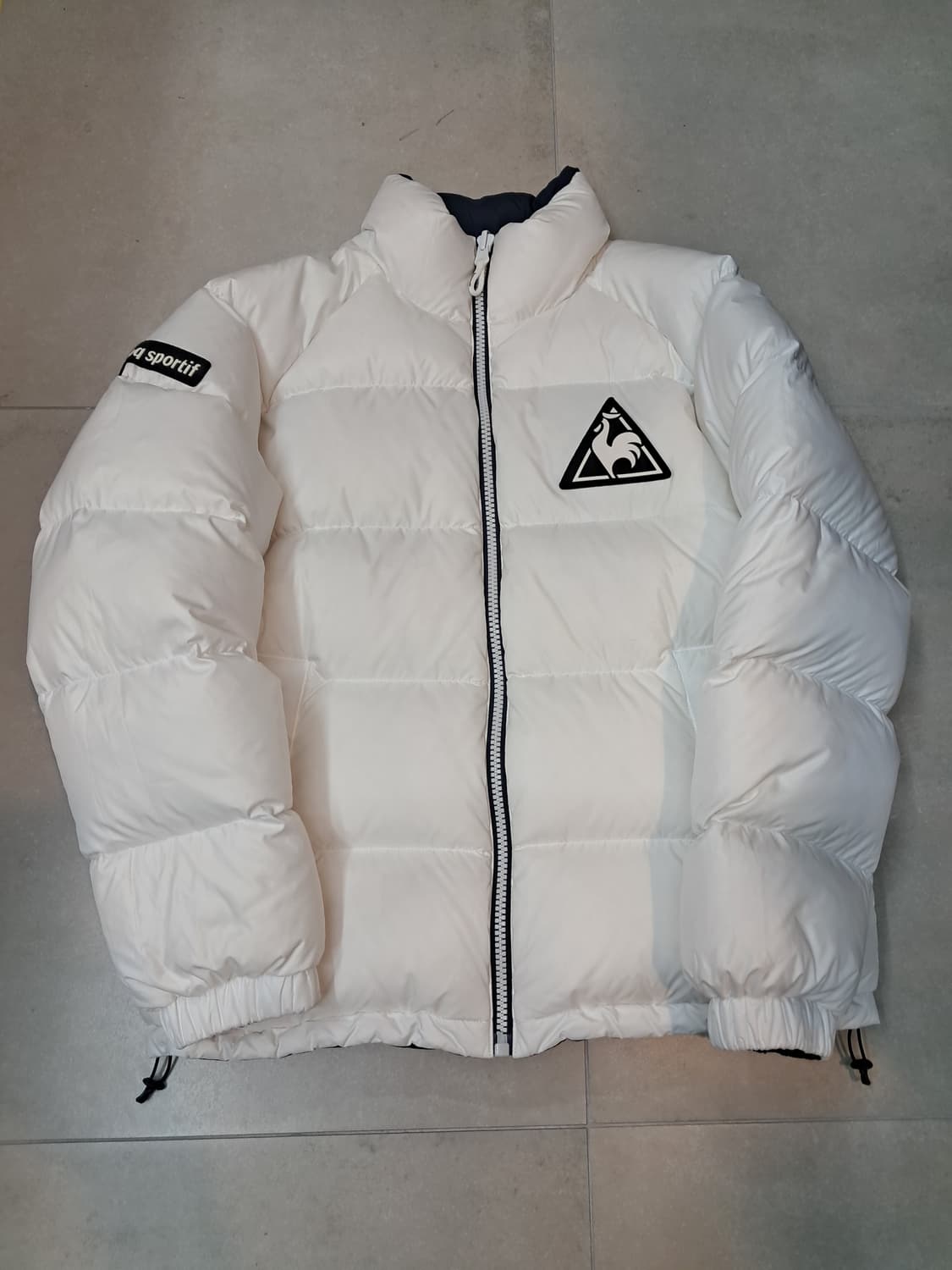 르꼬끄 리버시블 패딩 M(95) 화이트/네이비 상품이미지1