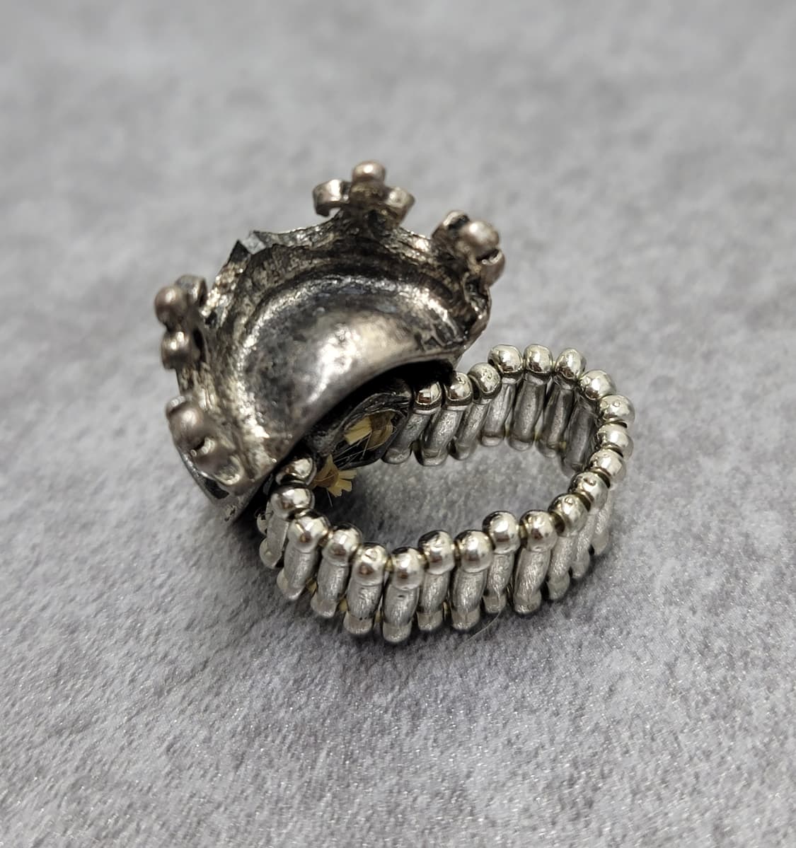 스컬 해골 빈티지반지 상품이미지3