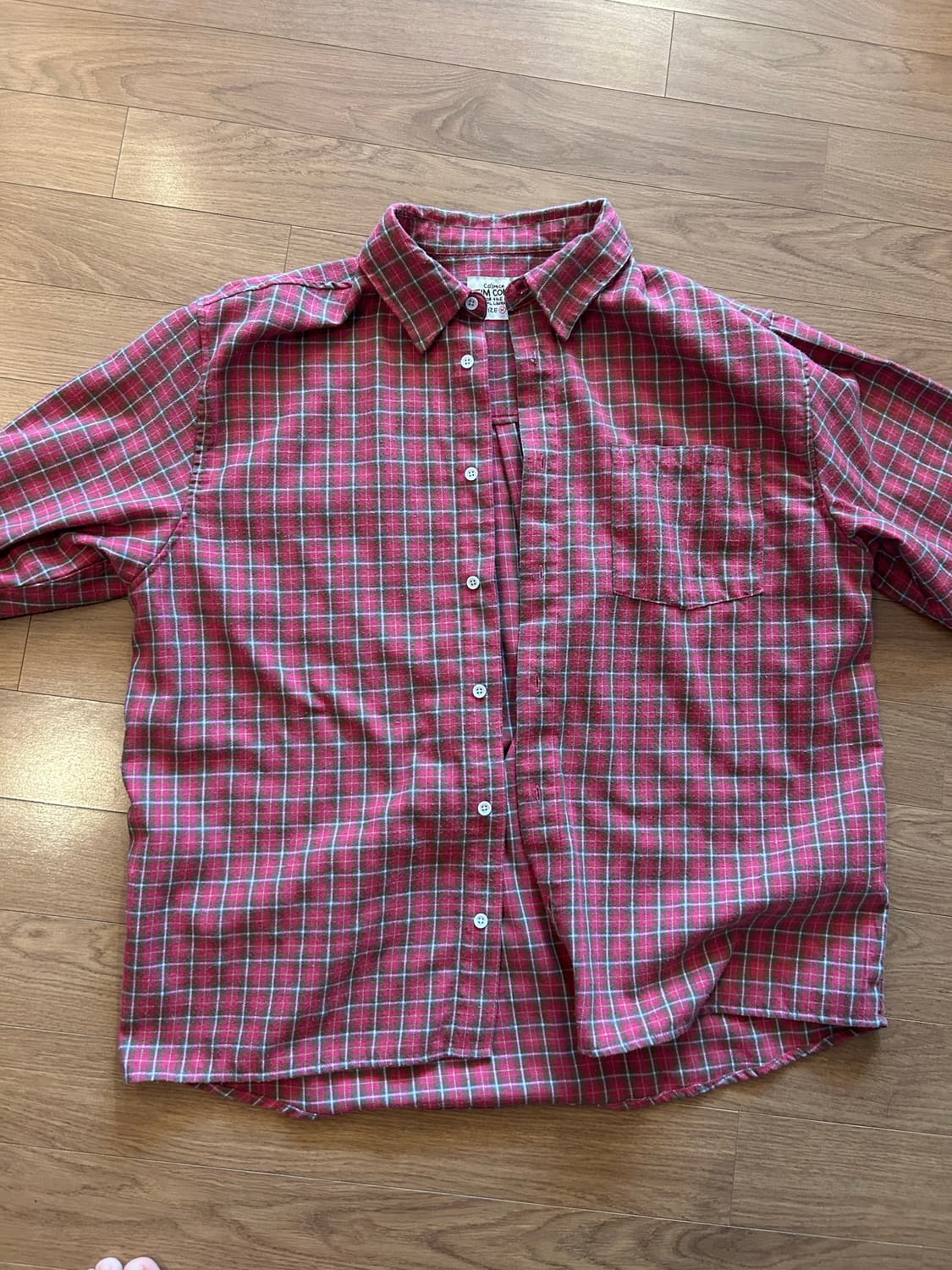 팀 코믹스 체크셔츠 상품이미지1