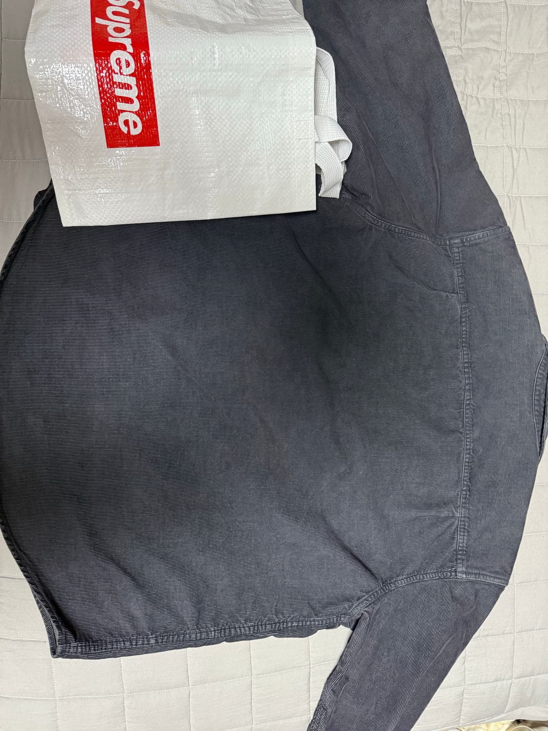 슈프림 코듀로이 셔츠 블랙 25ss 상품이미지3