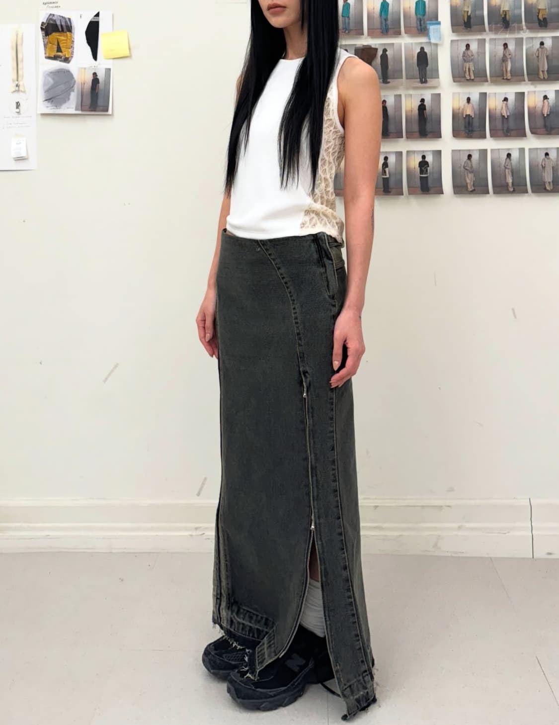 (당배)Xlim ep7 women 01 skirt (navy) 상품이미지5