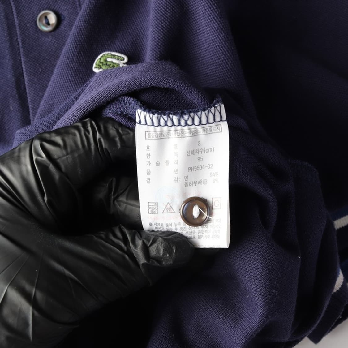 라코스테 배색 팁핑 슬림핏 피케 카라티 3 상품이미지6