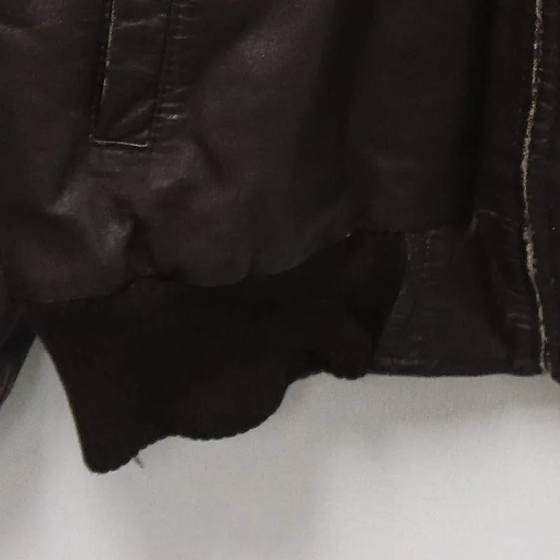 90'S ASROC 빈티지 브라운 소가죽자켓 60436 상품이미지4