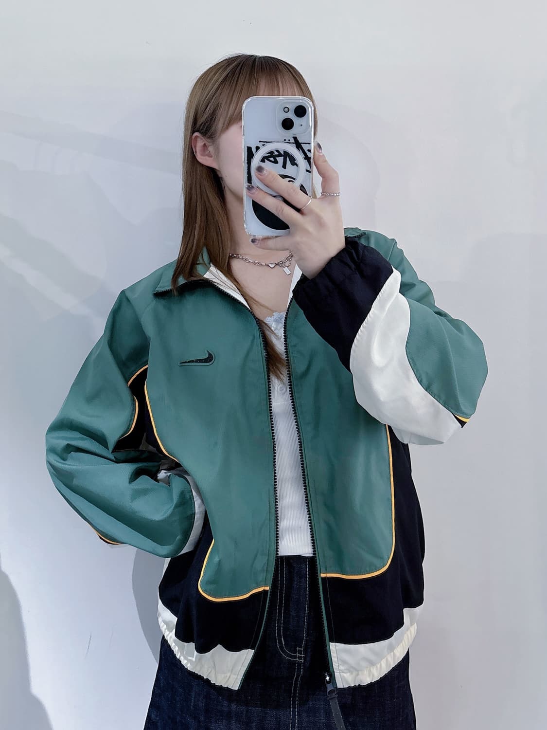 나이키 그린 스우시 바람막이 상품이미지1