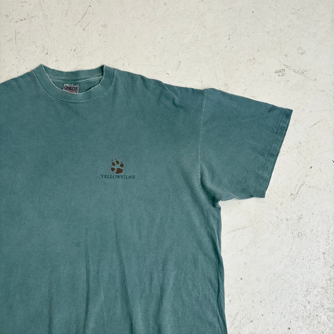 90s USA 옐로우스톤 빈티지 싱글스티치 반팔티 2XL 상품이미지3
