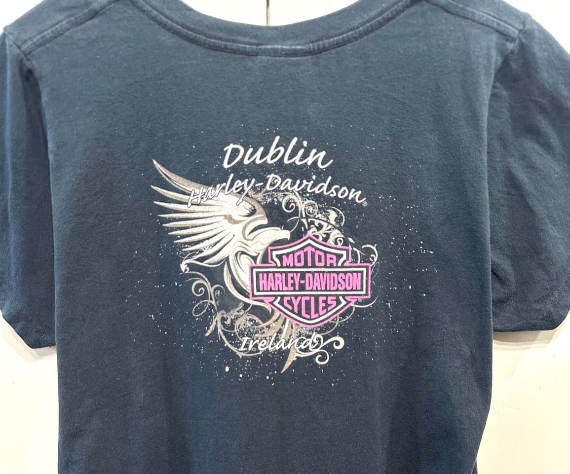 할리데이비슨 워싱 반팔 티셔츠 상품이미지5