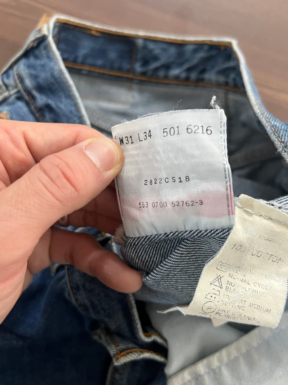 USA Levis 리바이스 501 스트레이트 데님 팬츠 상품이미지8